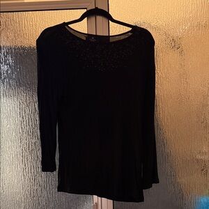 Chaps Black Women's Top
